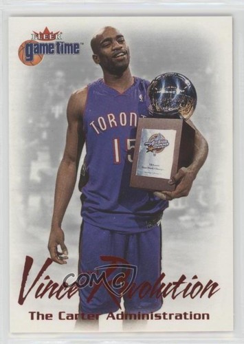 2000 fleer game time vince - game,